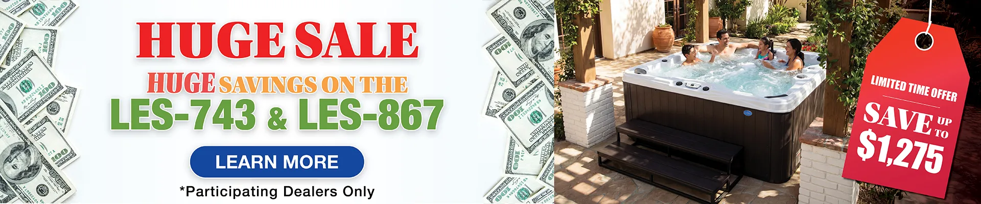 Calspas hot tub being used in a family setting - Noblesville